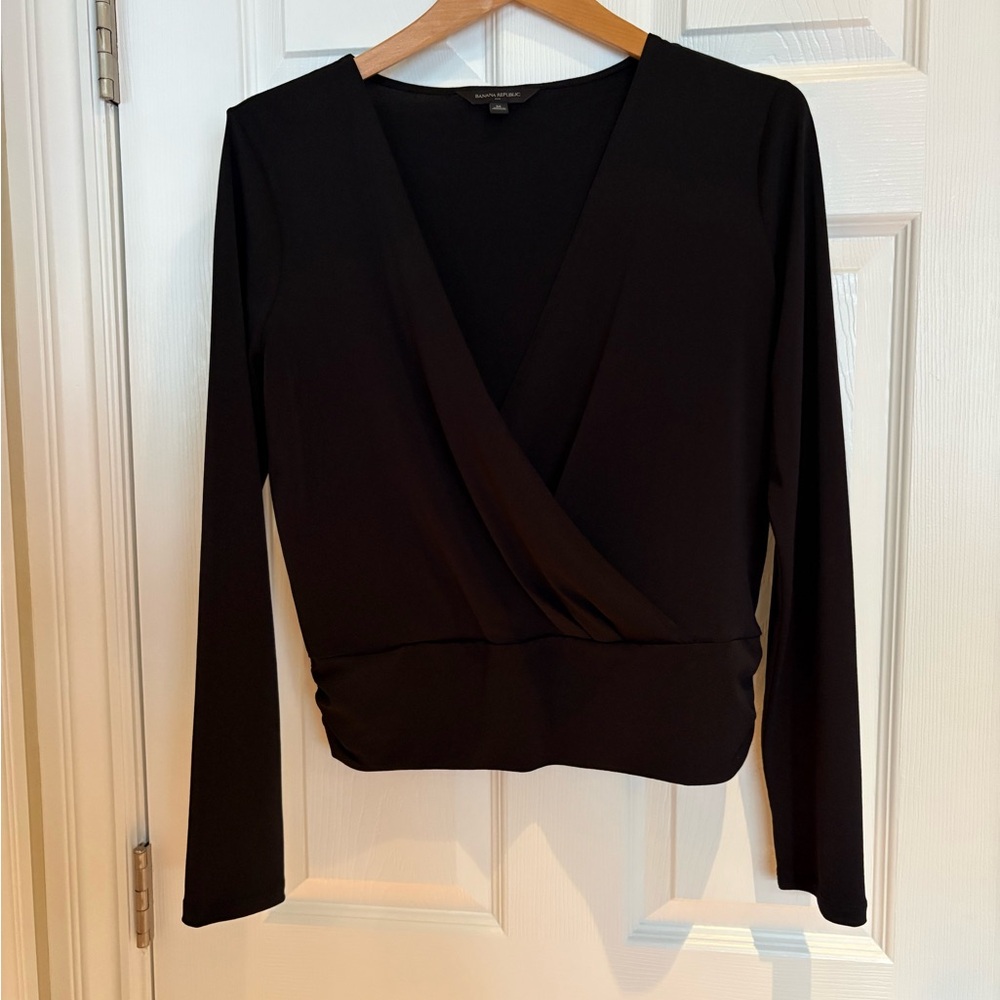 Banana Republic Classic Black Blouse